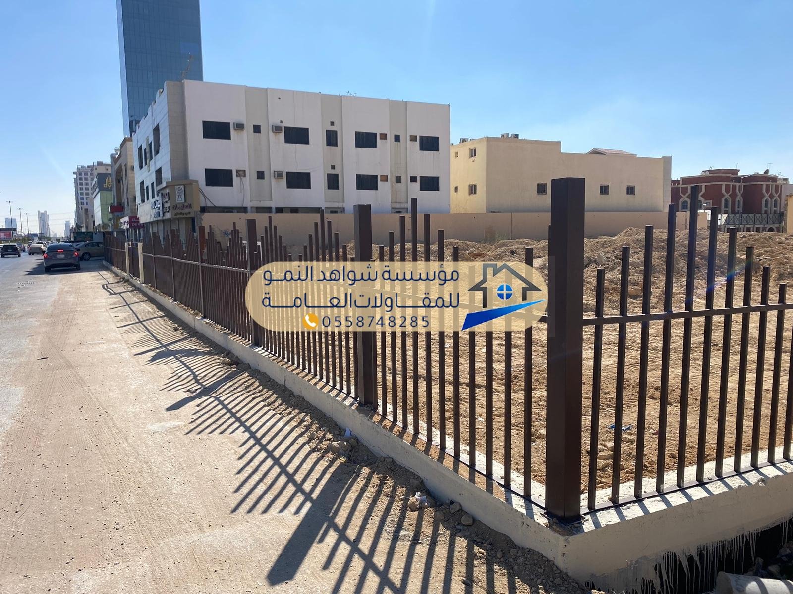تسوير أراضي زراعية في الرياض بالشبوك