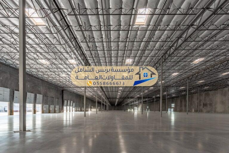 مقاول هناجر ومستودعات في الرياض | هناجر حديد – شينكو – ساندوتش بانل